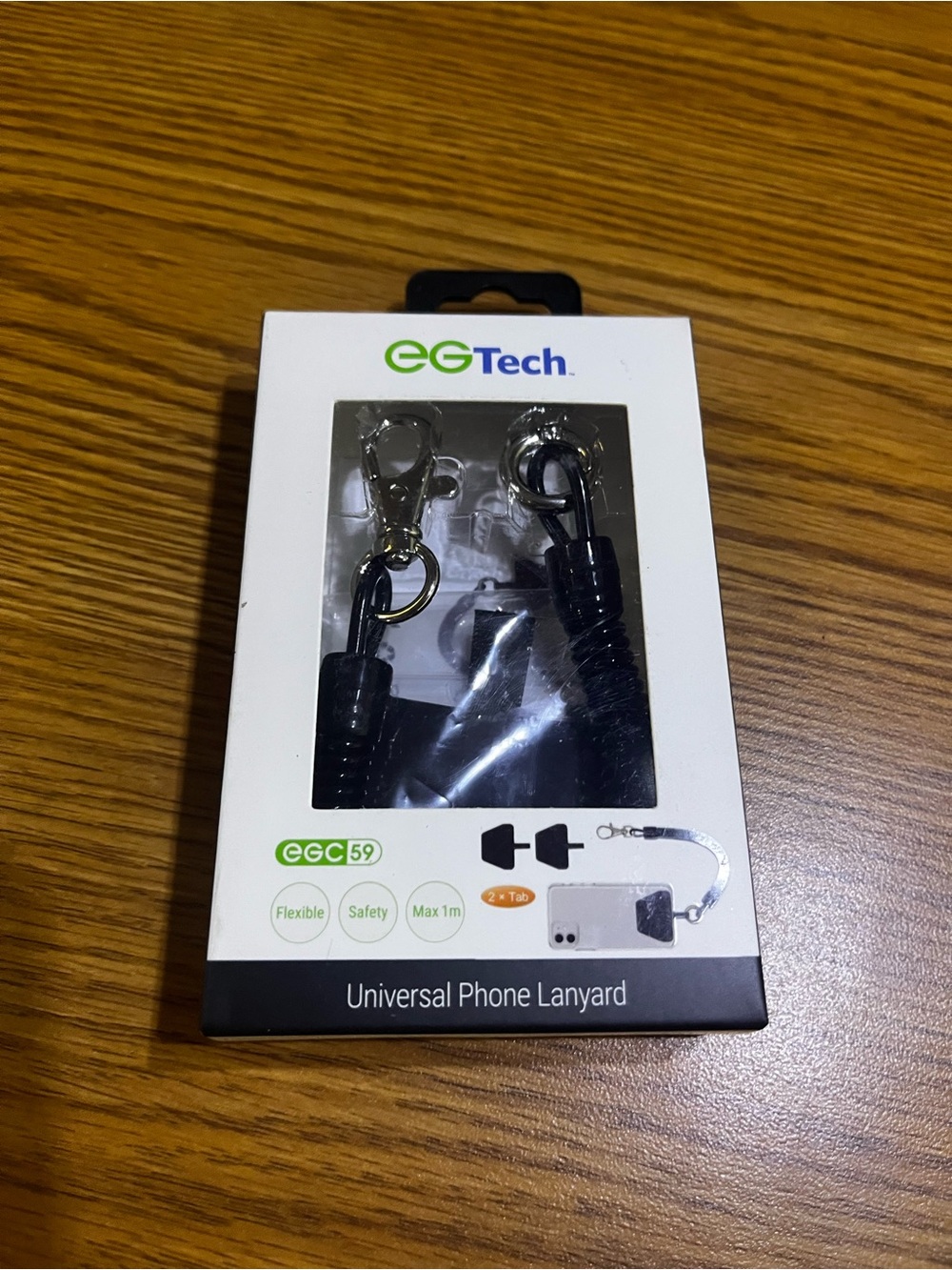 EGC59 Universal Phone Lanyard in Black